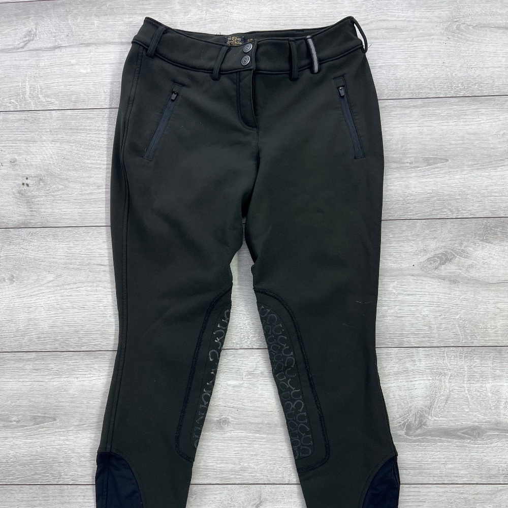 Noble Outfitters Breeches Women's Black Equestrian Horse Riding Pants - US 24R